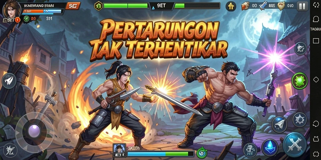 Screenshot menampilkan aksi memukau dalam gameplay <strong>9ET</strong> yang seru dan menegangkan.