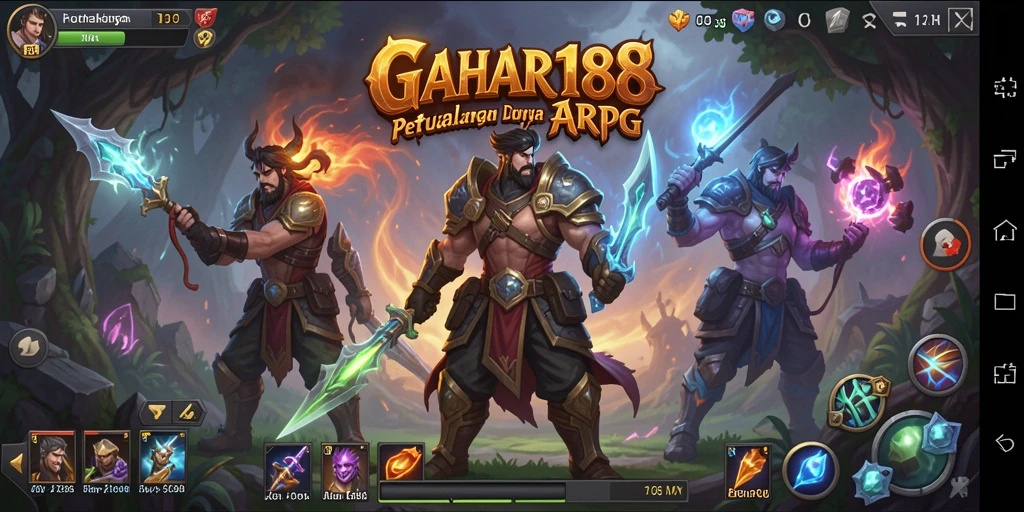 Tampilan gameplay ARPG GAHAR188 yang menegangkan.