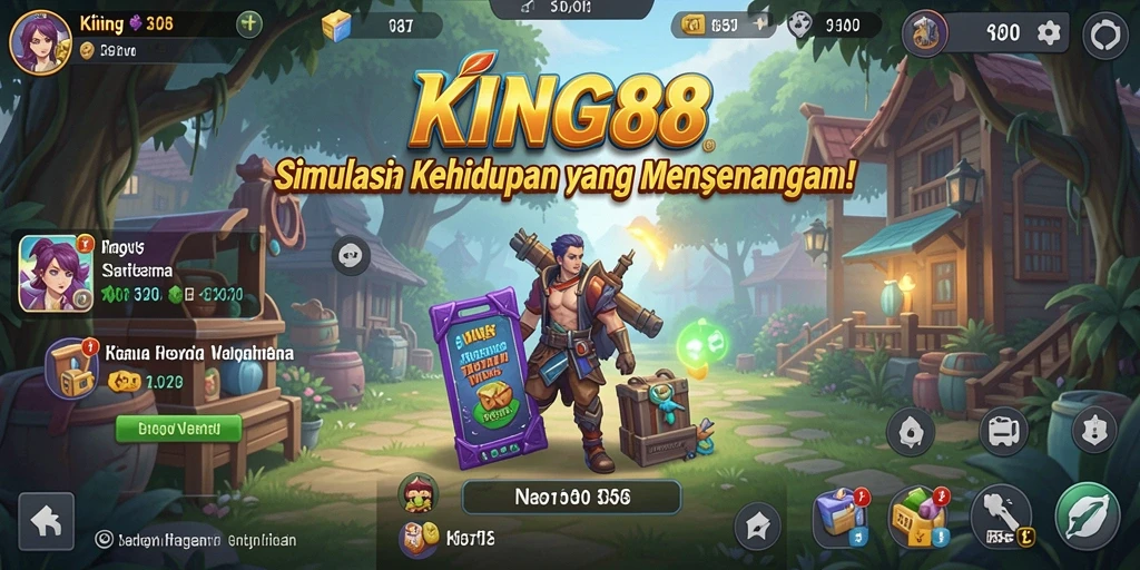 Screenshot KING88 menampilkan gameplay simulasi yang mendetail.
