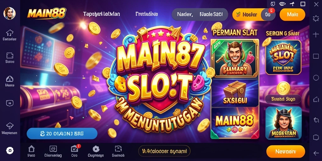 Screenshot MAIN88 menampilkan gameplay slot yang memukau dan seru.