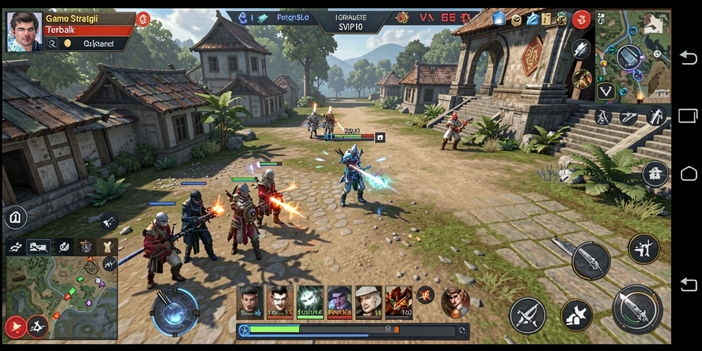 Tampilan gameplay SLG yang mendebarkan di SVIP10.