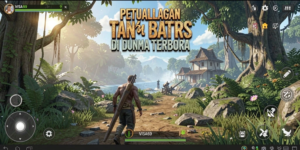 Tampilan gameplay <strong>VISA89</strong> di dunia terbuka yang luas dan menarik.